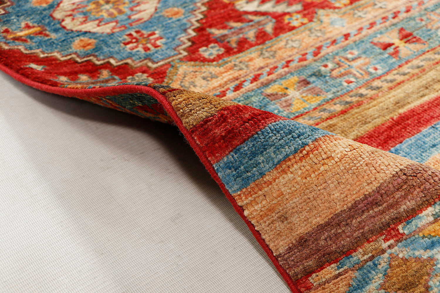 Khurjeen Persian Hand Knotted Wool Rug Multicolor 3' x 4'
