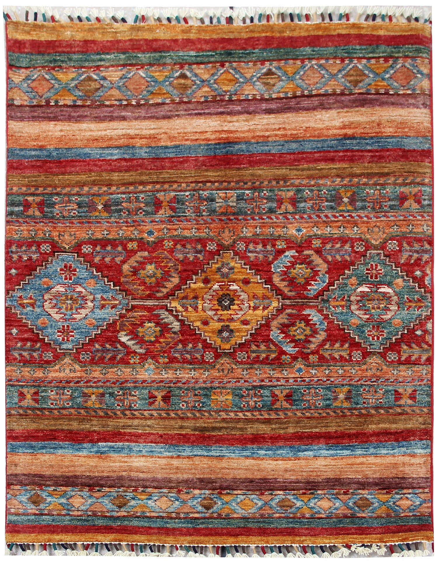 Handmade Persian Rug KHURJEEN