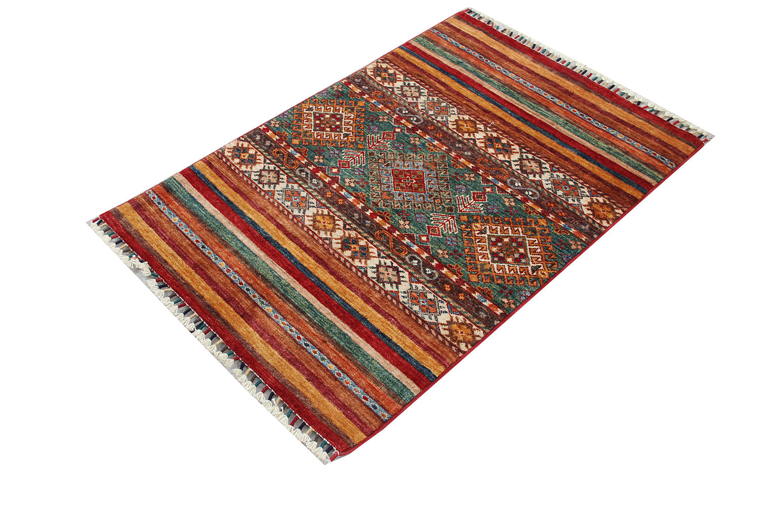Handmade Persian Rug KHURJEEN
