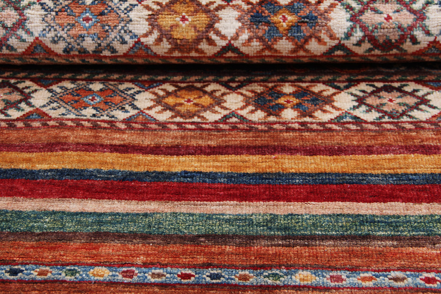 Handmade Persian Rug KHURJEEN