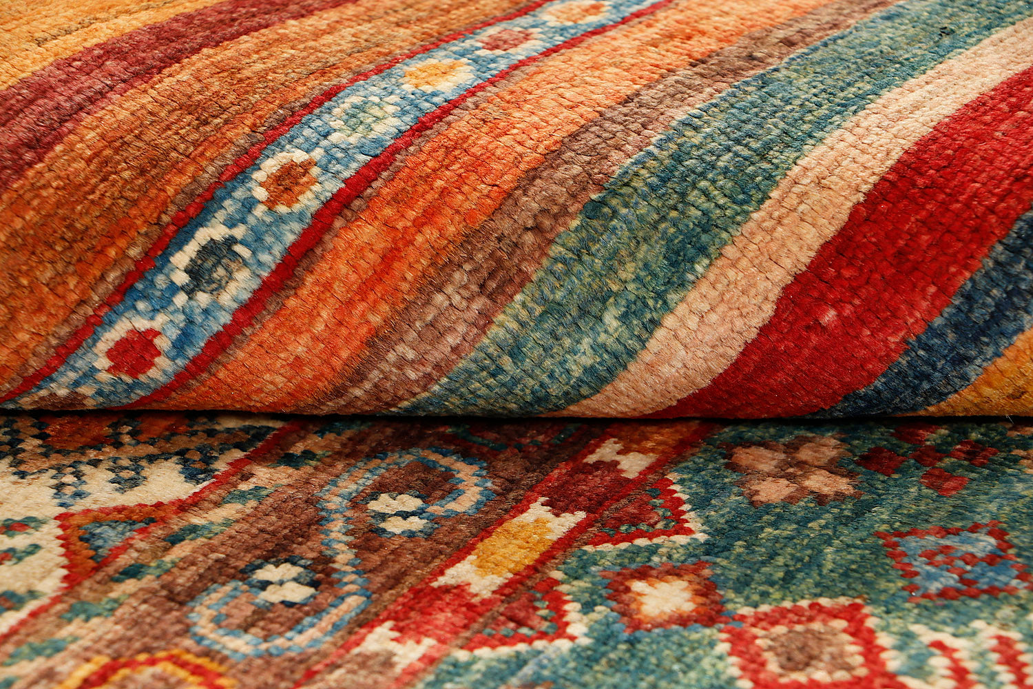 Khurjeen Persian Hand Knotted Wool Rug Multicolor 2'6" x 4'