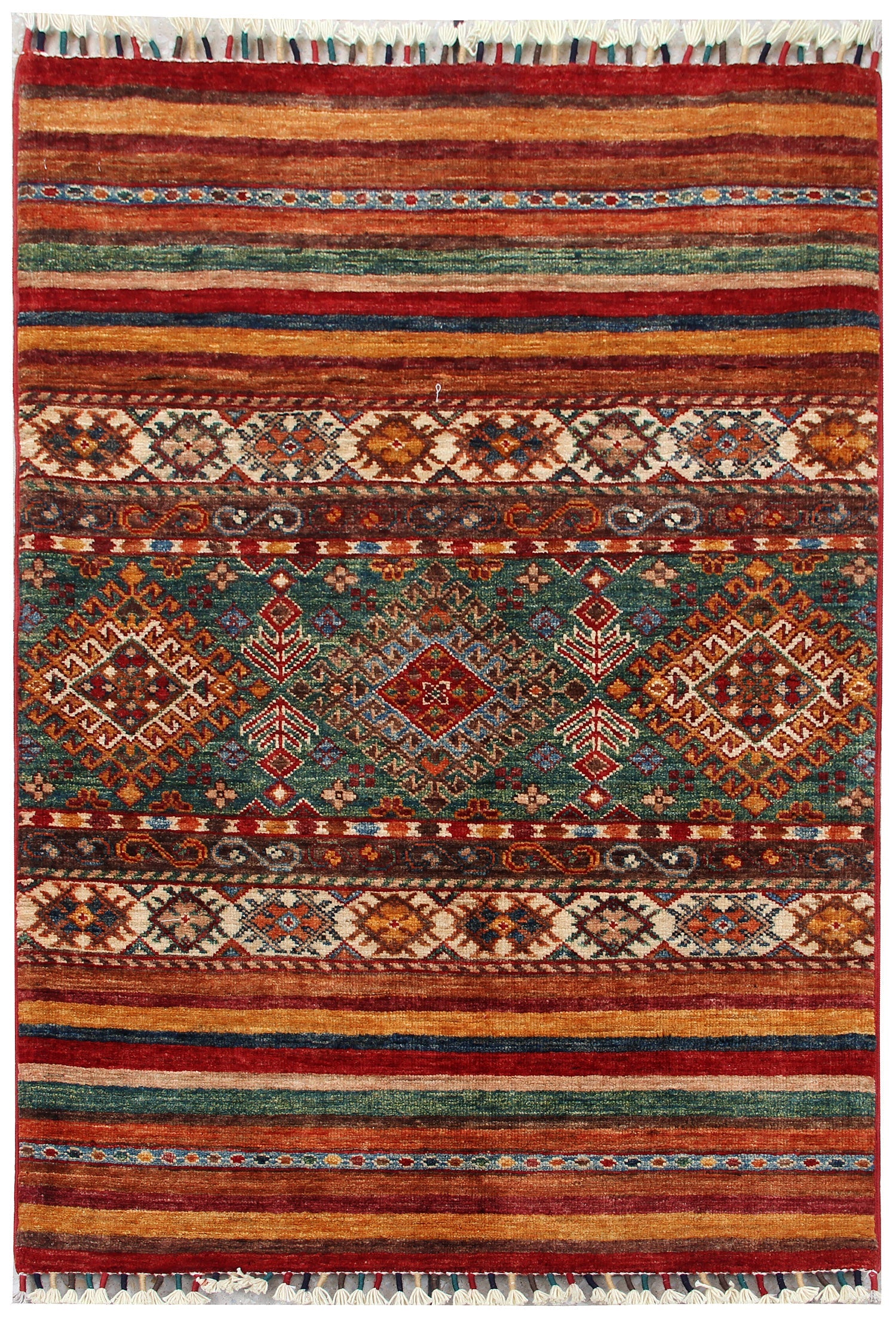 Handmade Persian Rug KHURJEEN