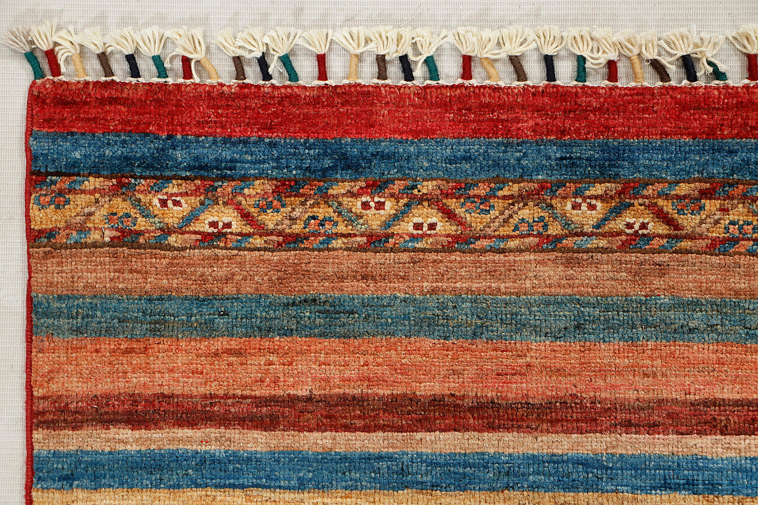 Khurjeen Persian Hand Knotted Wool Rug Multicolor 3' x 4'