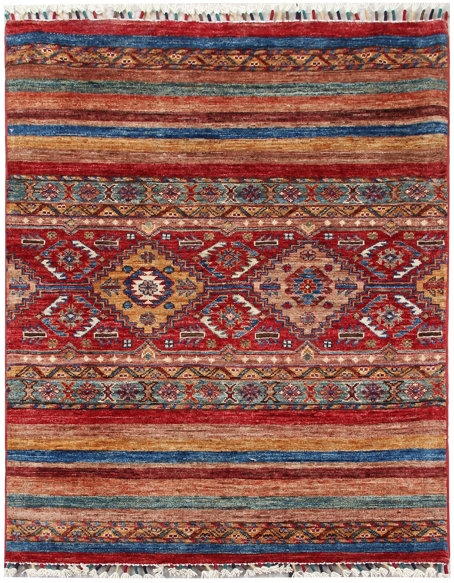 Handmade Persian Rug KHURJEEN
