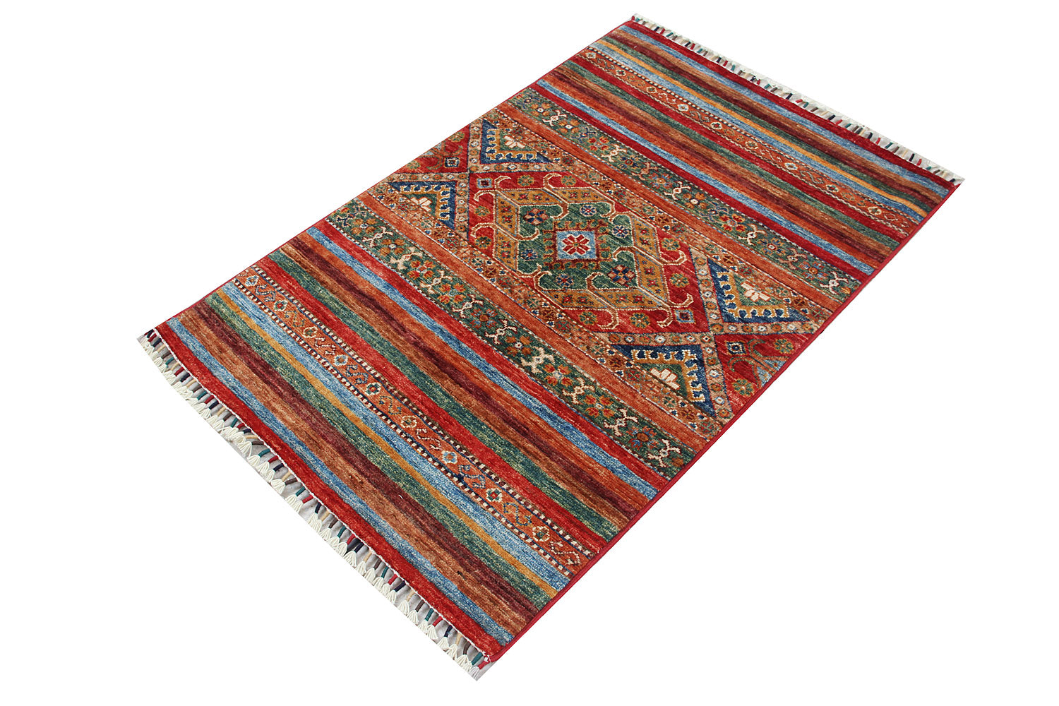 Handmade Persian Rug KHURJEEN