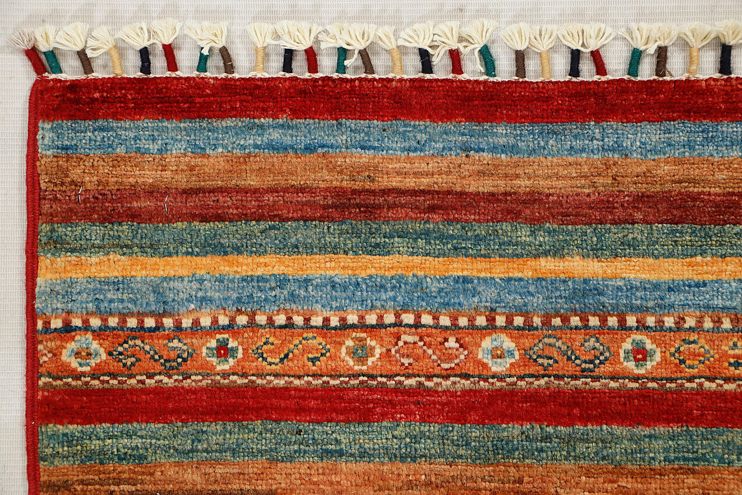 Khurjeen Persian Hand Knotted Wool Rug Multicolor 2'6" x 4'