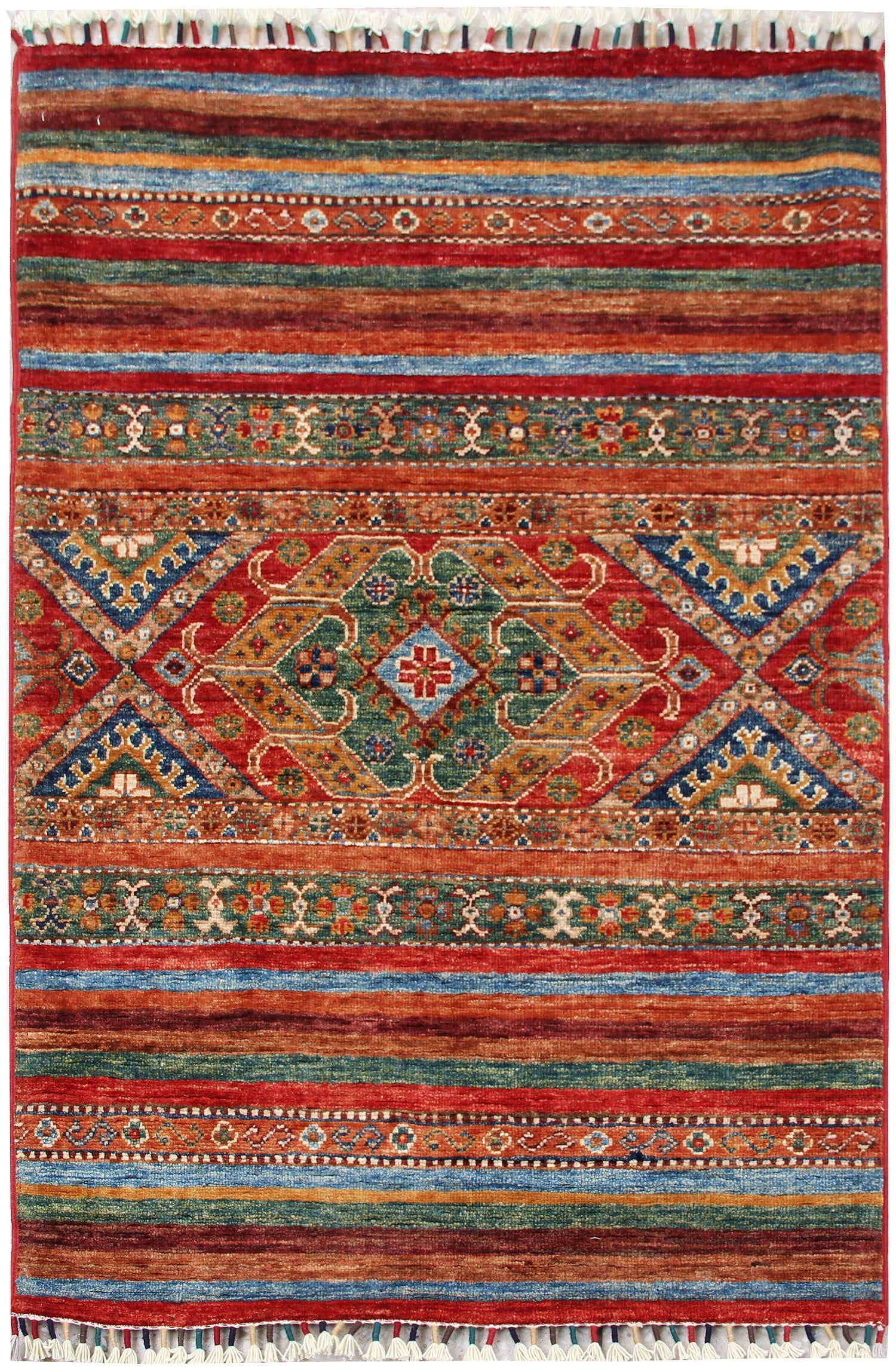 Handmade Persian Rug KHURJEEN