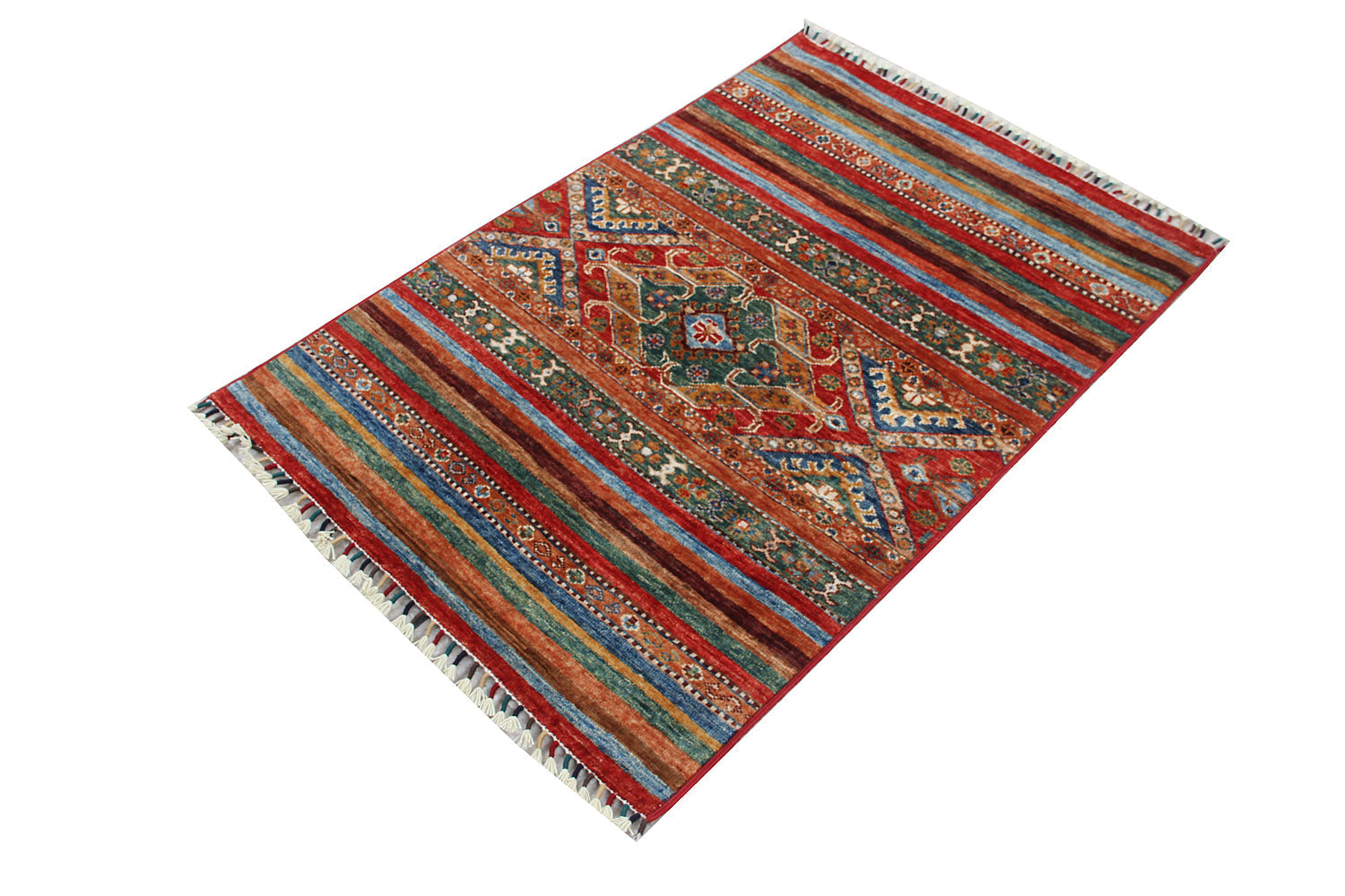 Handmade Persian Rug KHURJEEN