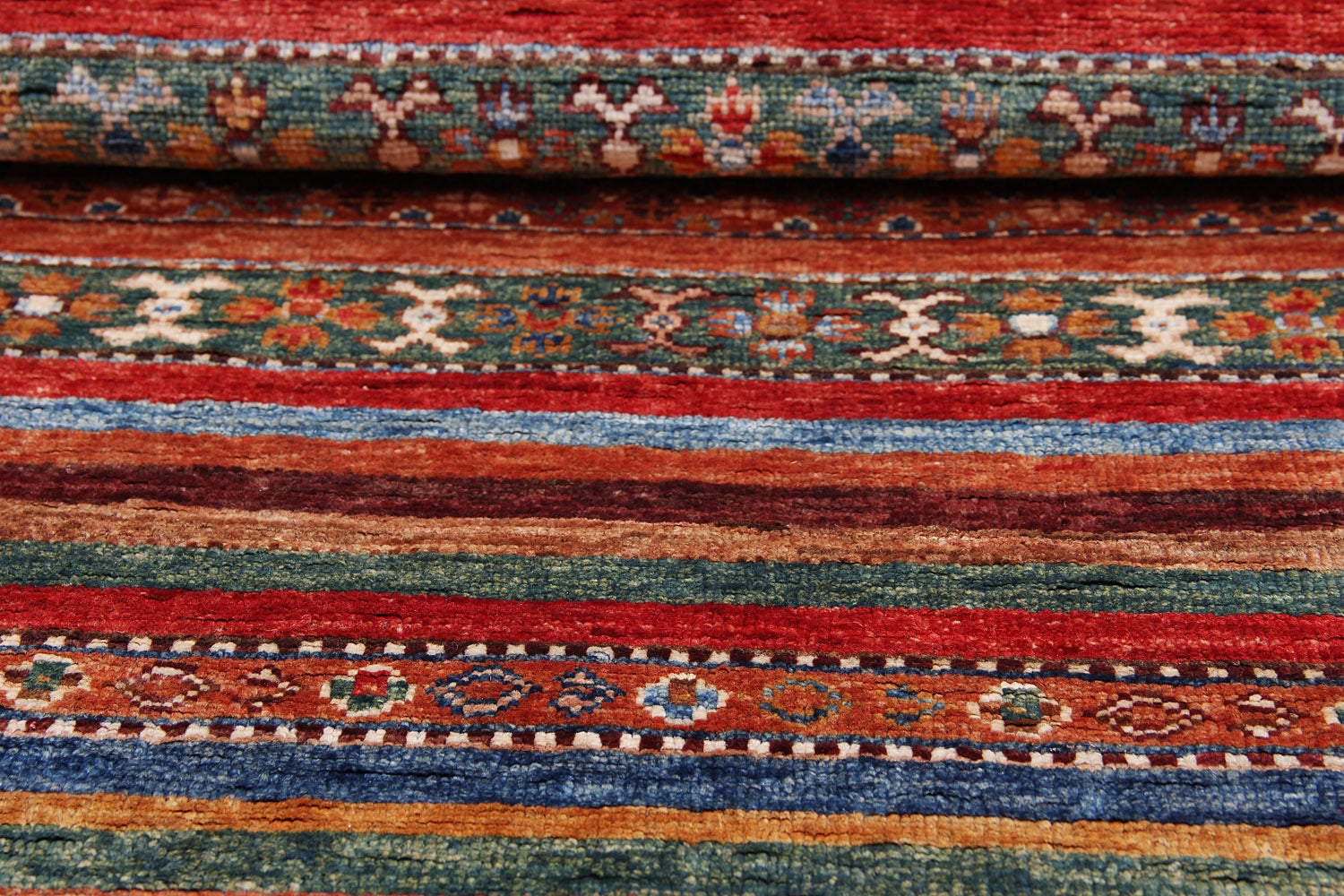 Handmade Persian Rug KHURJEEN
