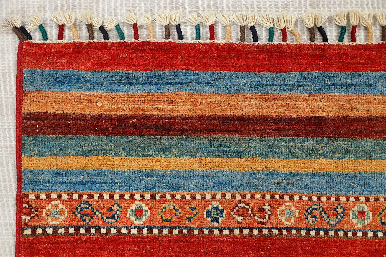 Khurjeen Persian Hand Knotted Wool Rug Multicolor 3' x 4'