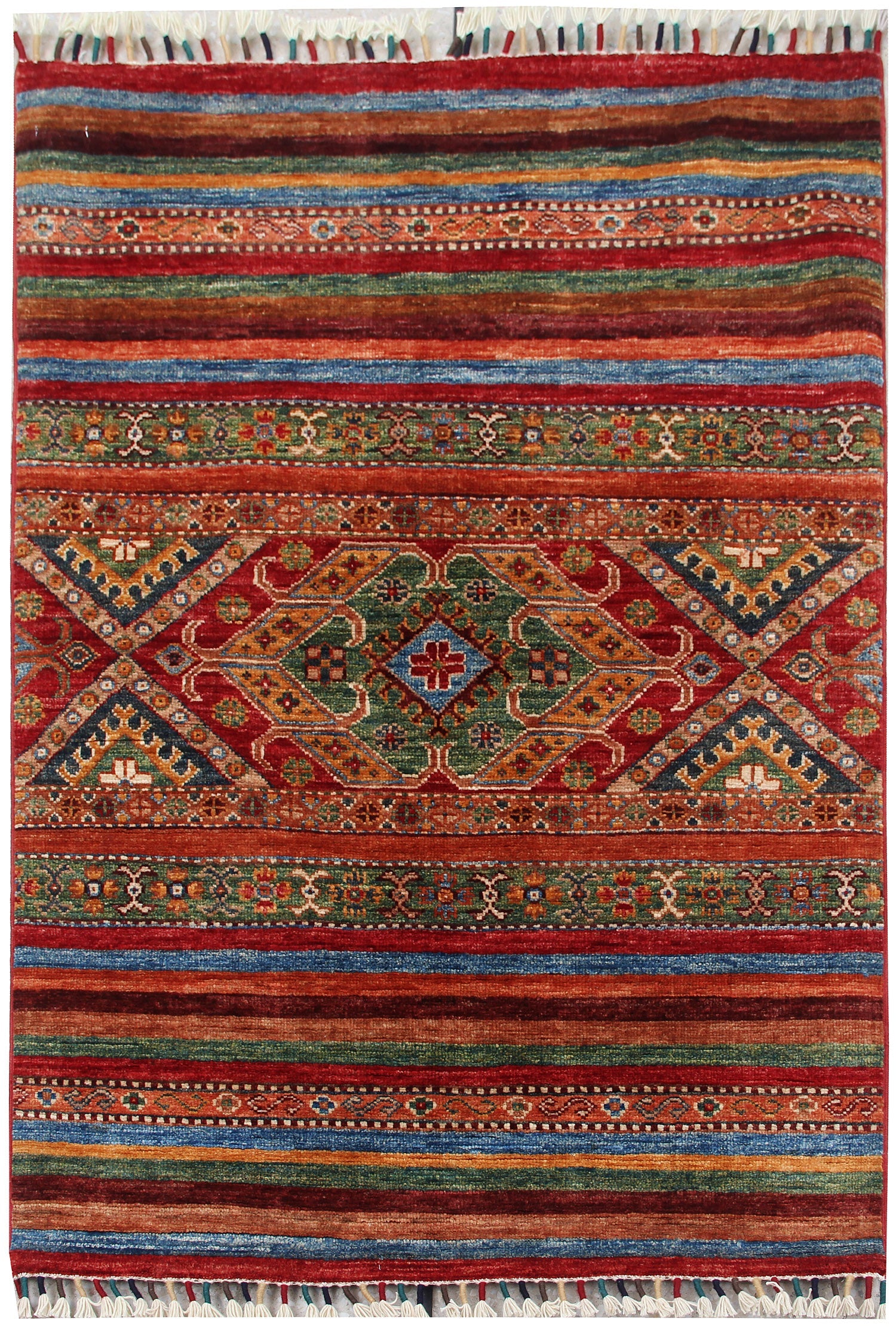 Handmade Persian Rug KHURJEEN