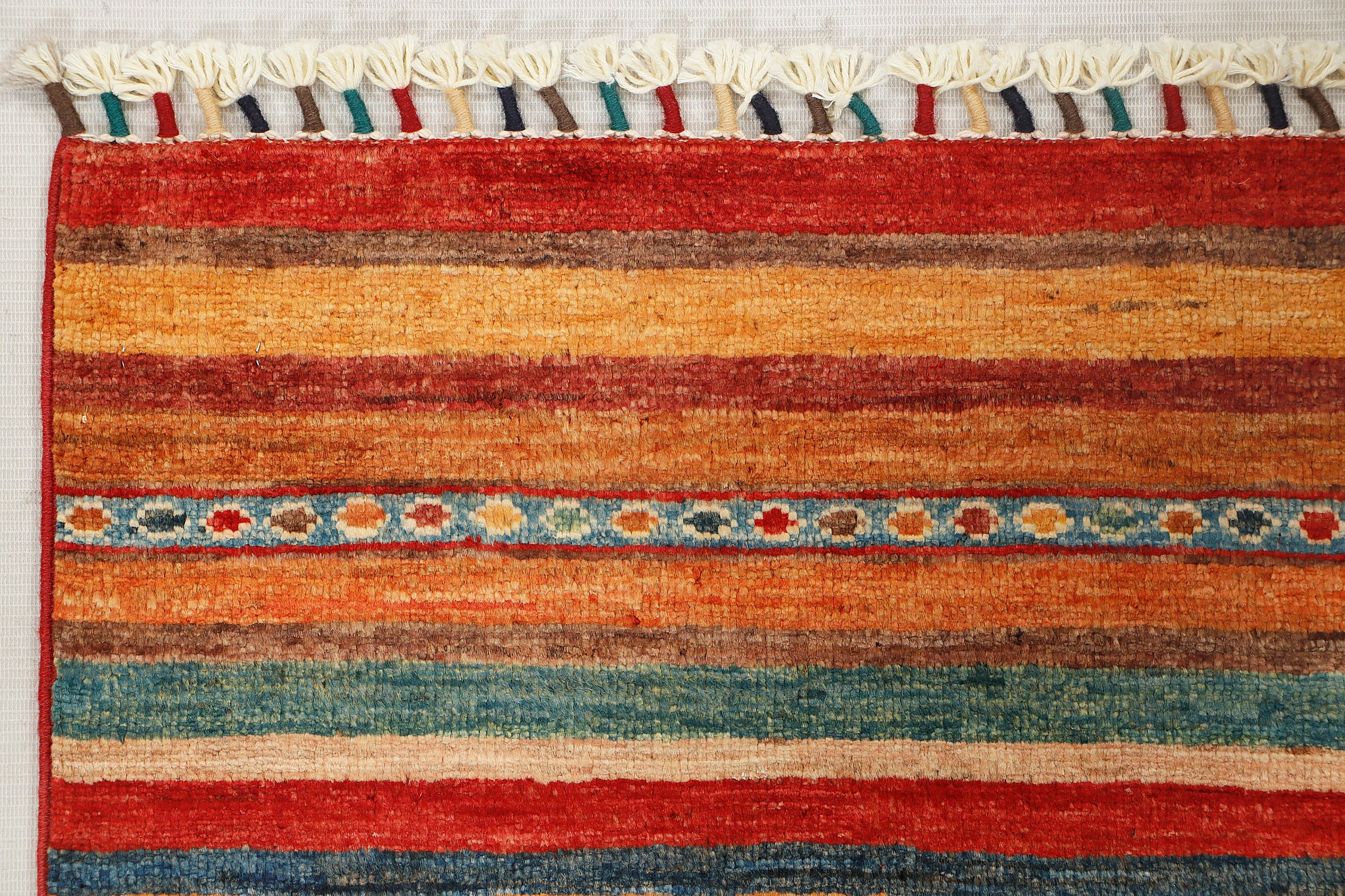 Khurjeen Persian Hand Knotted Wool Rug Multicolor 3' x 4'