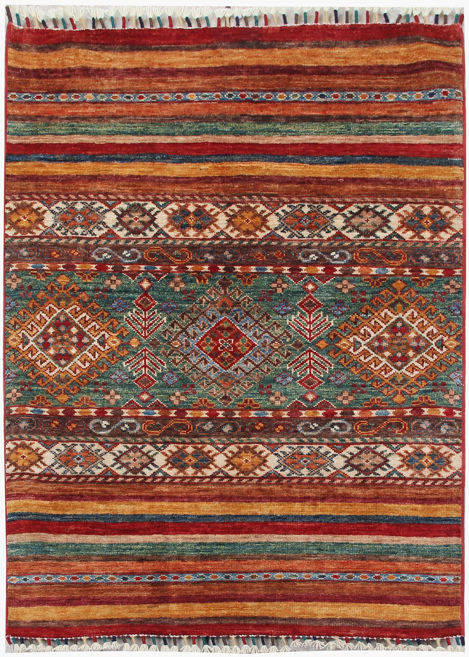 Handmade Persian Rug KHURJEEN