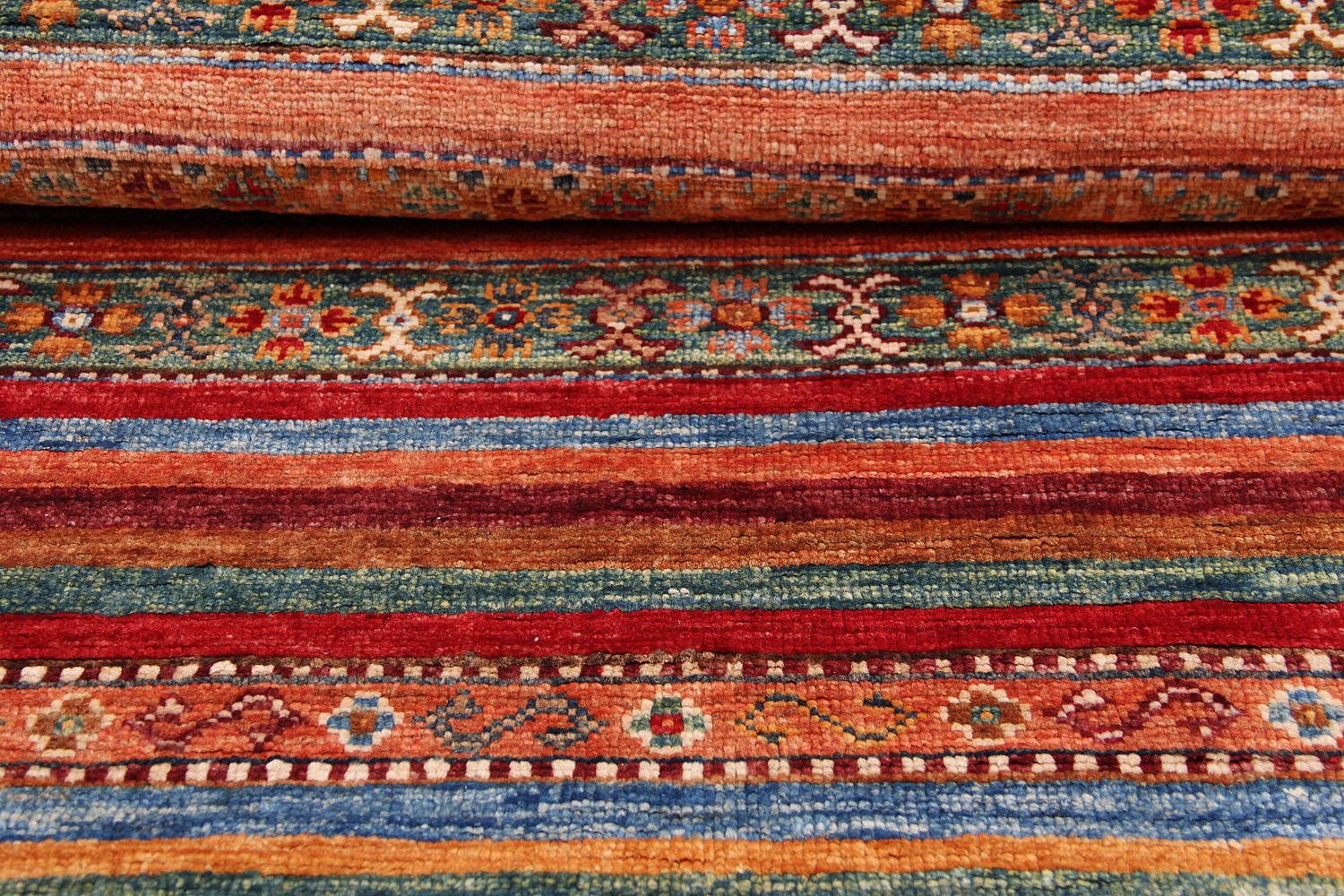 Handmade Persian Rug KHURJEEN