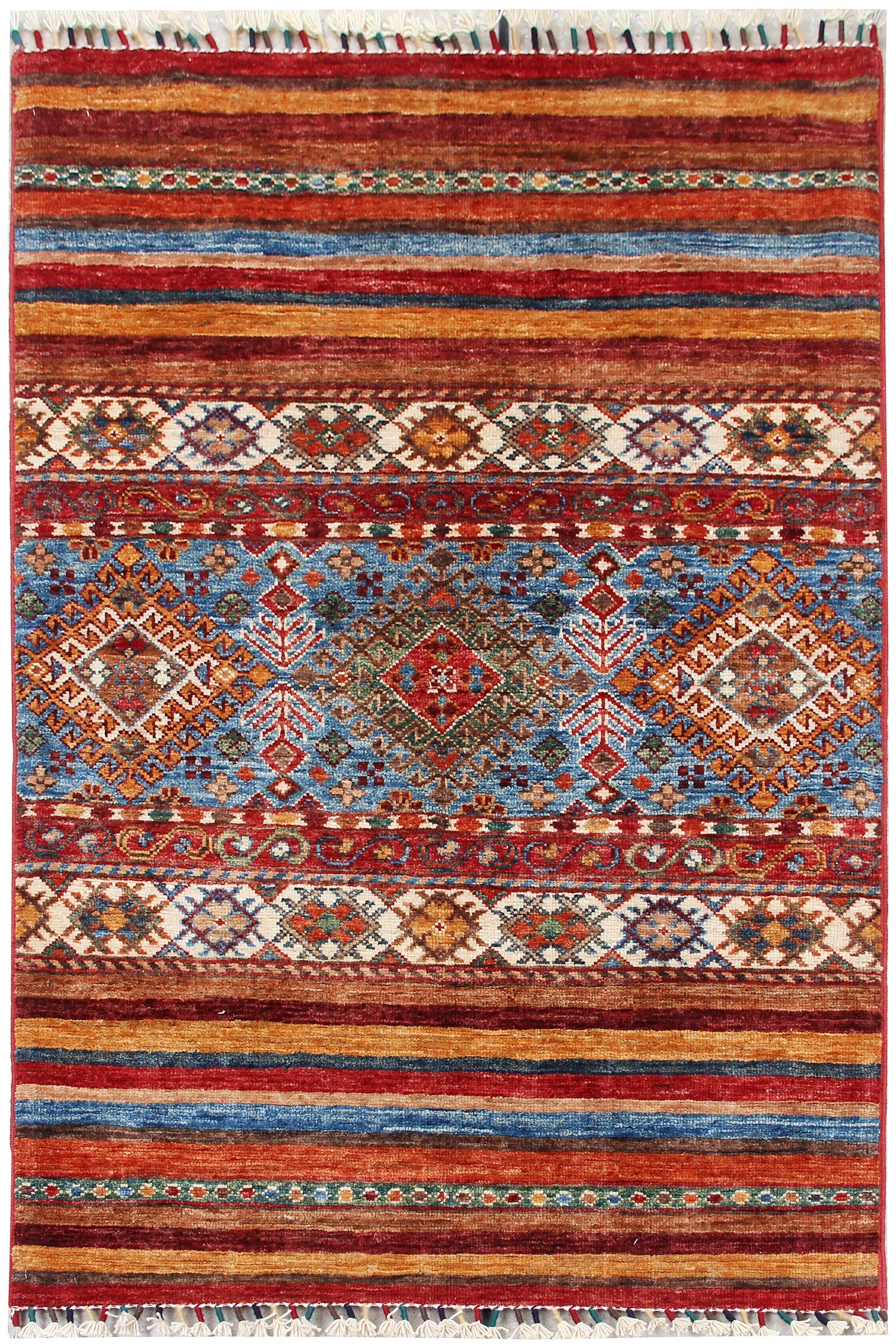 Handmade Persian Rug KHURJEEN