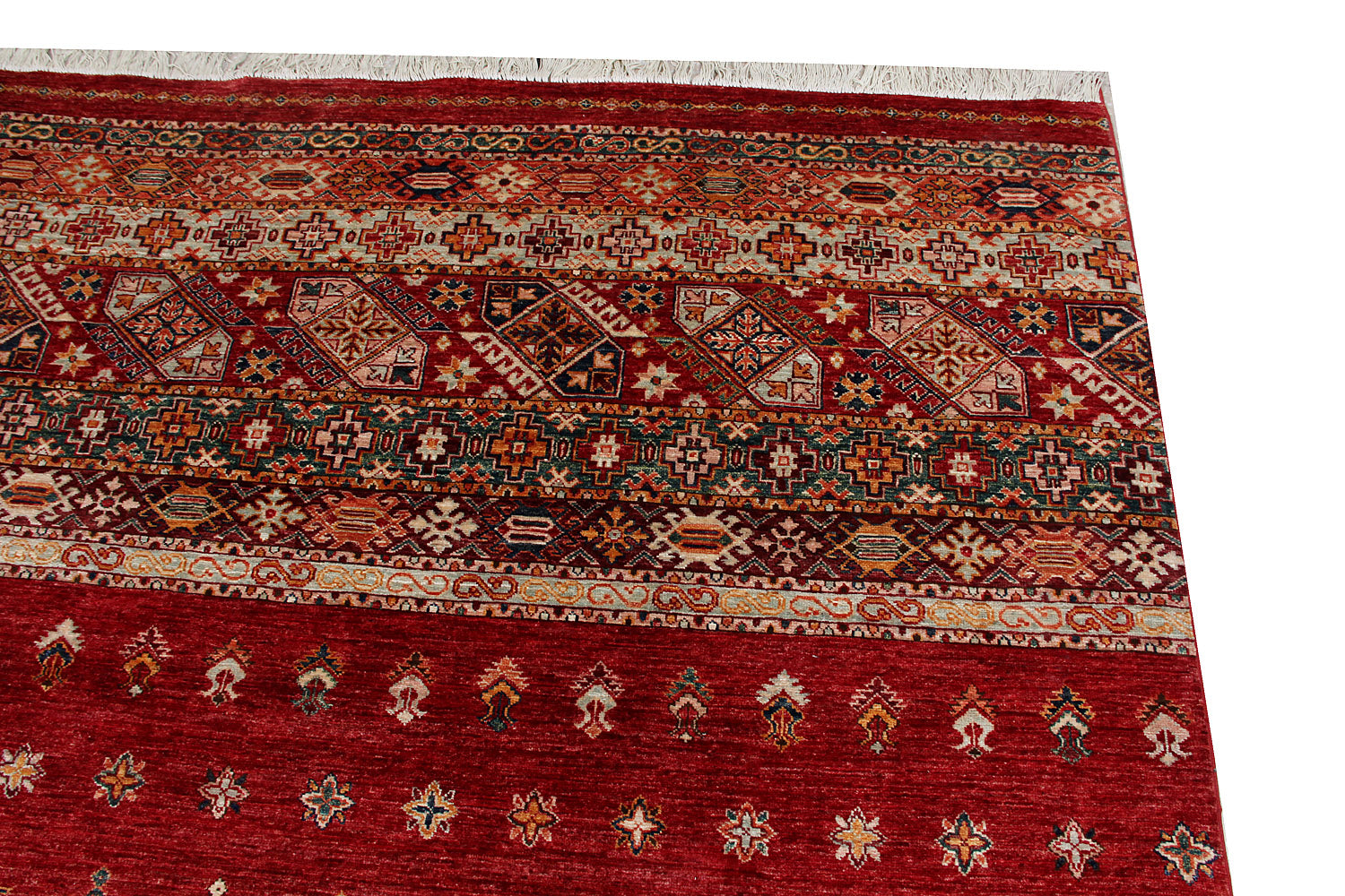 Handmade Persian Rug KHURJEEN