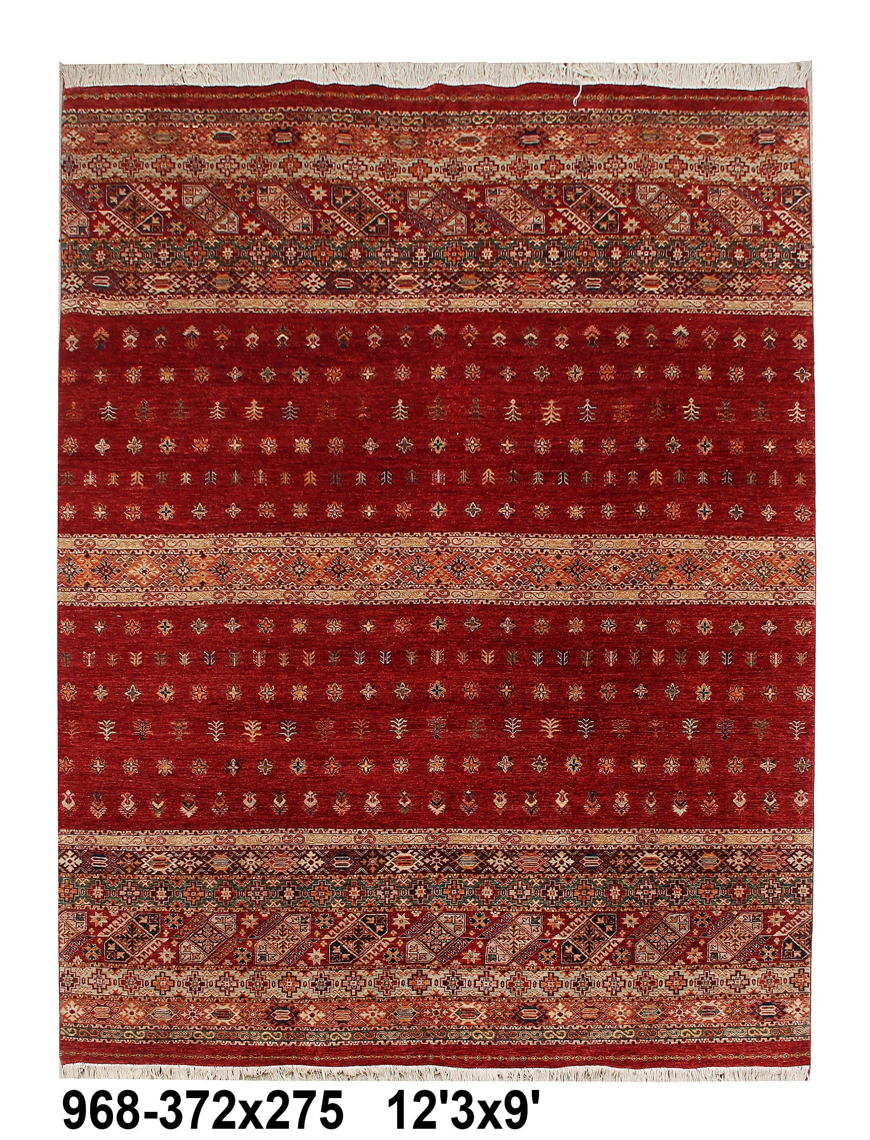 Handmade Persian Rug KHURJEEN