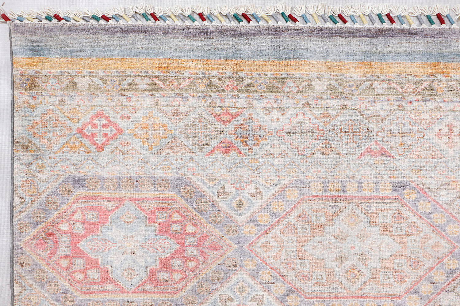 Khurjeen Persian Hand Knotted Wool Rug Multicolor 8' x 10'