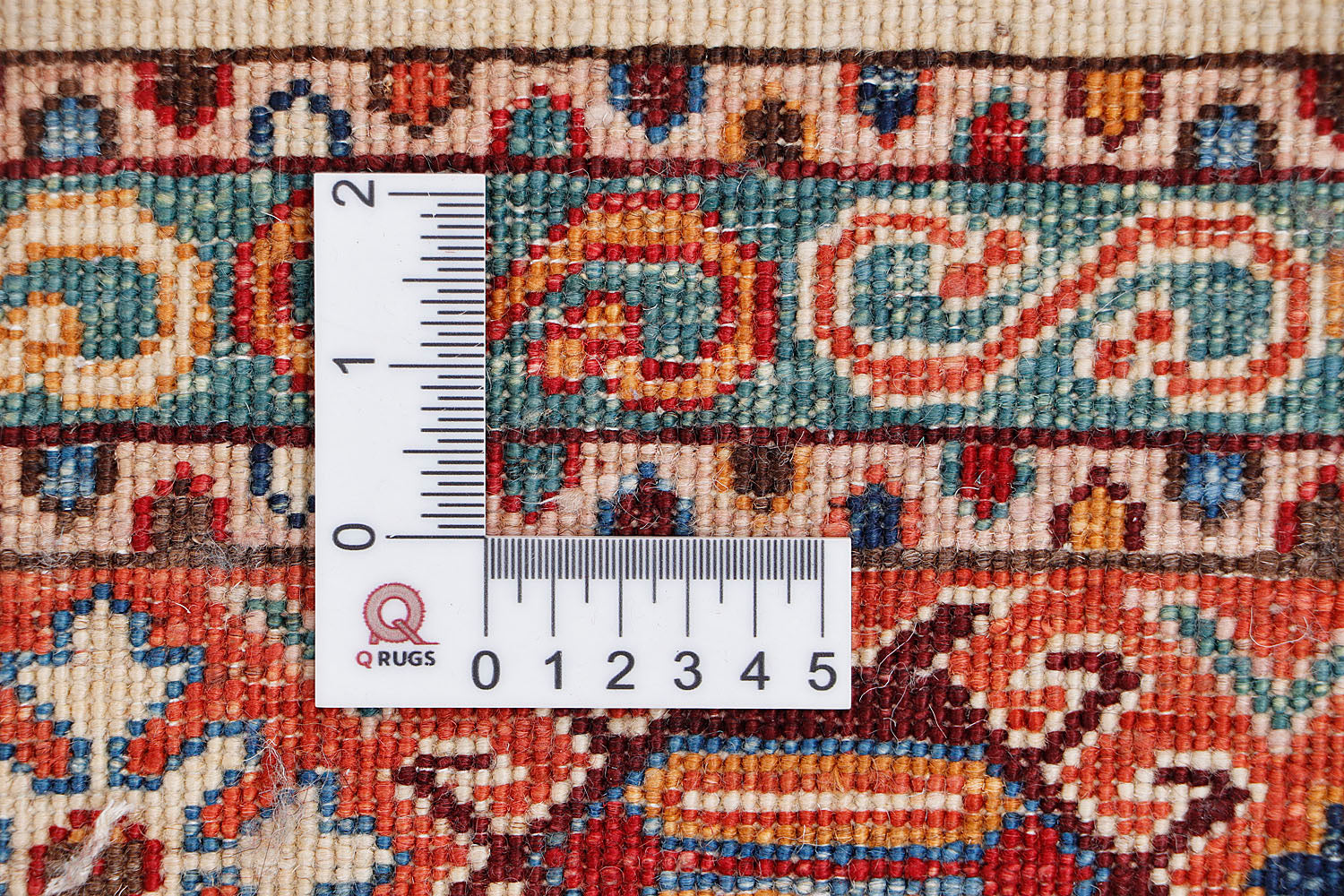 Khurjeen Persian Hand Knotted Wool Rug Ivory 9' x 12'