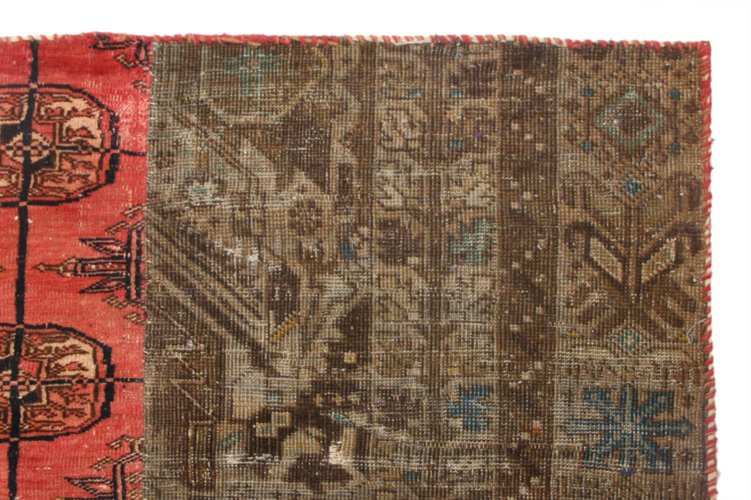 8' X 10'  Multy Handmade Patch Work Afghan Rug Rectangular