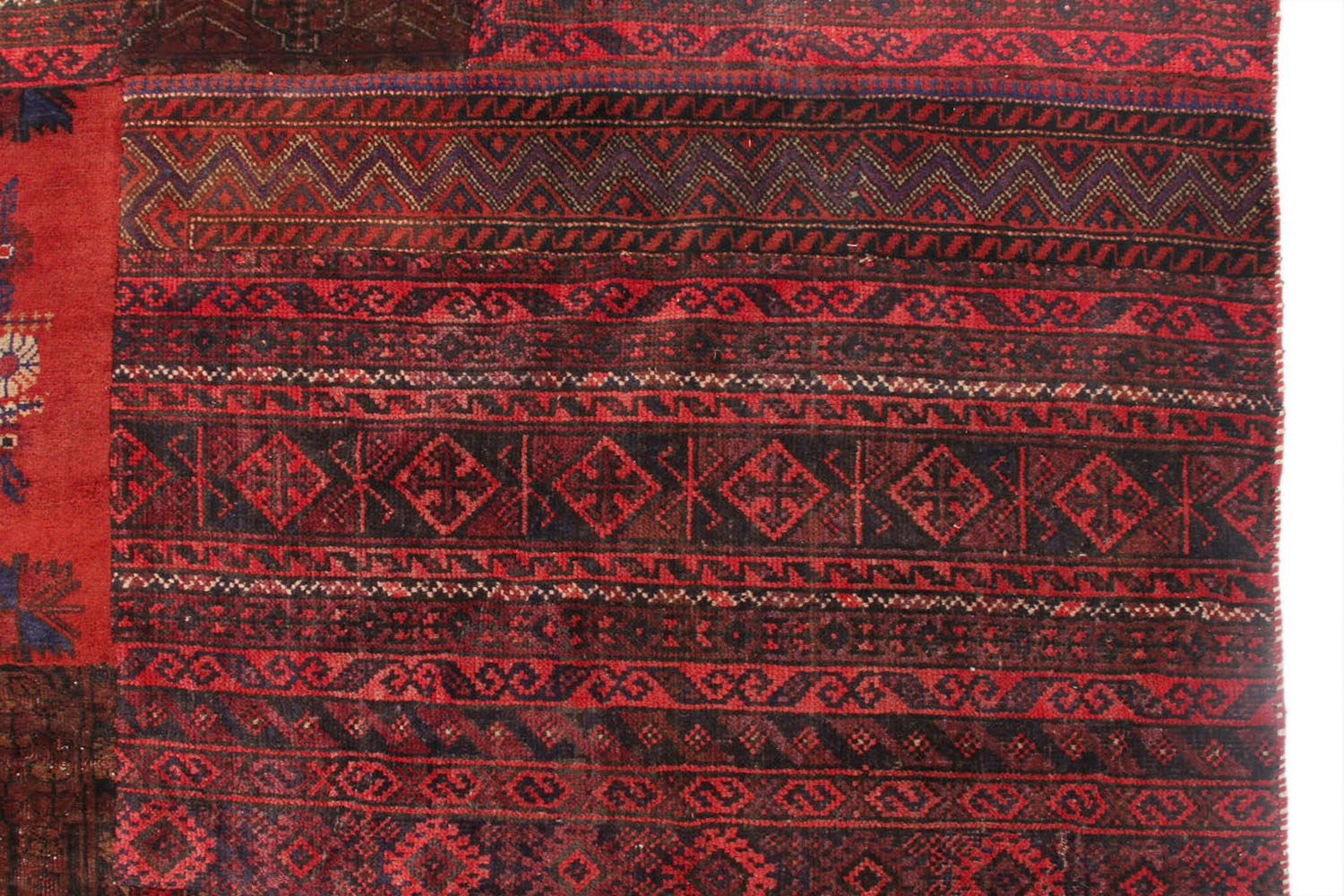 8' X 10'  Multy Handmade Patch Work Afghan Rug Rectangular