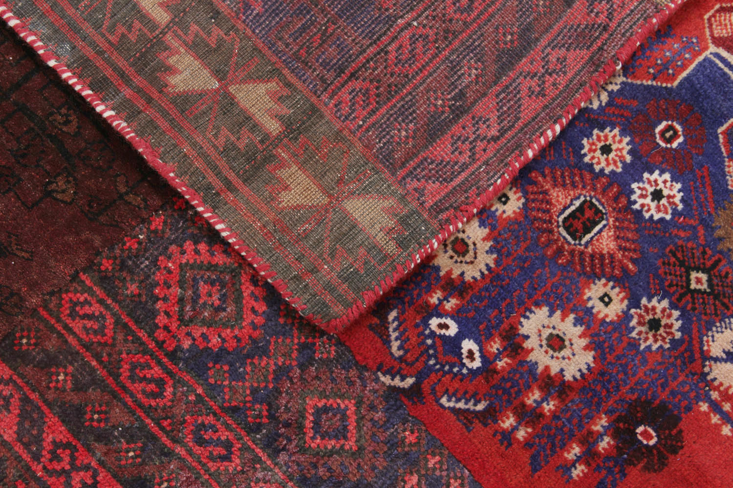 8' X 10'  Multy Handmade Patch Work Afghan Rug Rectangular