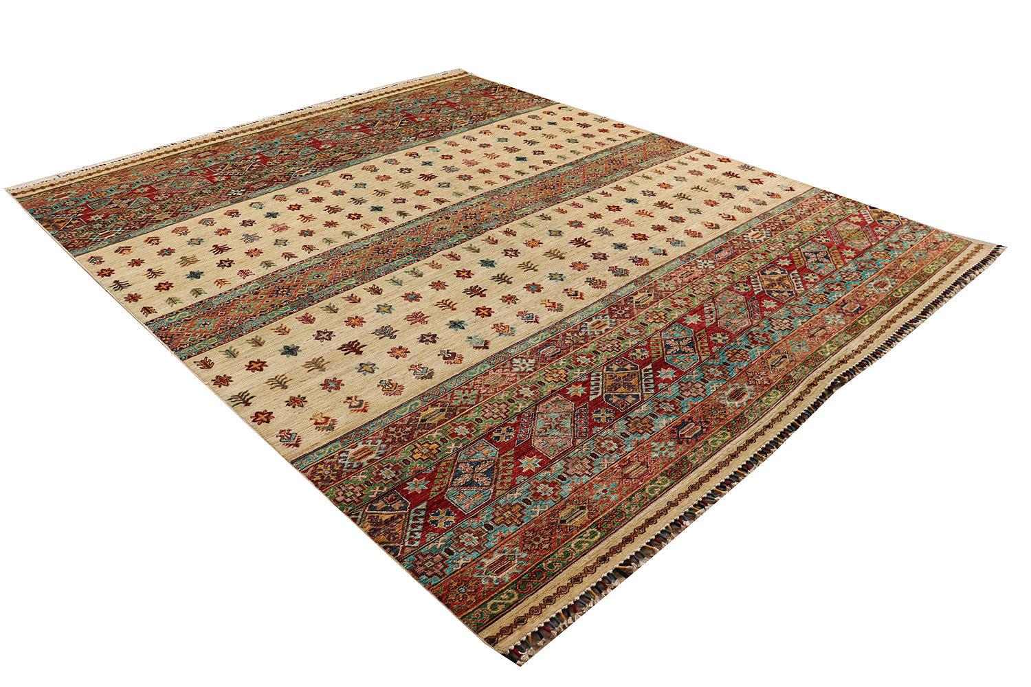 Handmade Persian Rug KHURJEEN