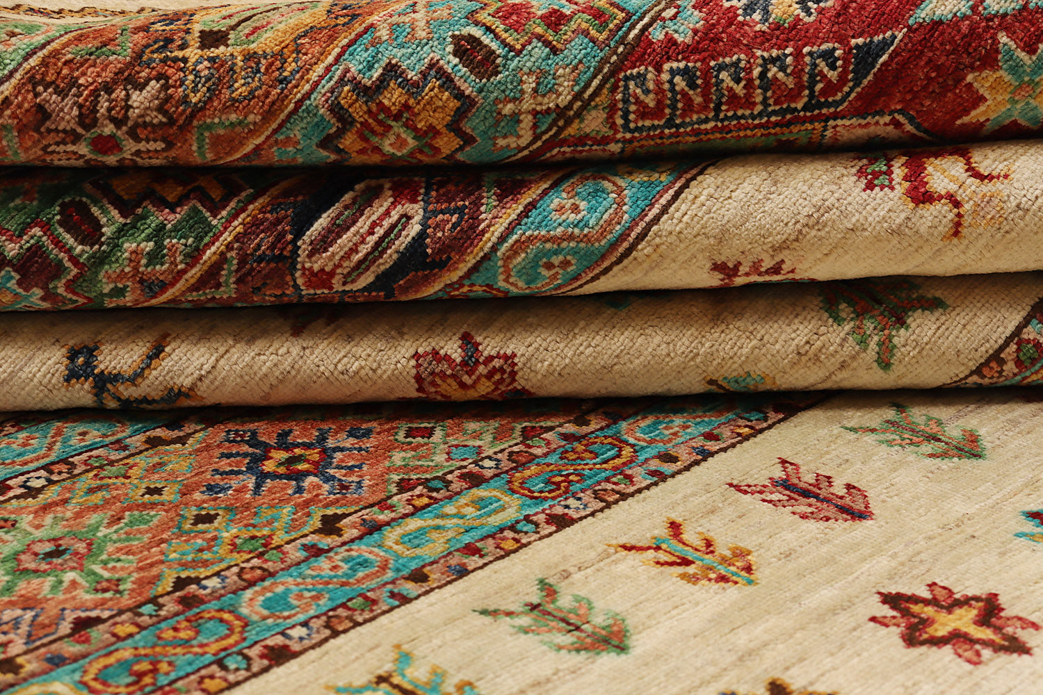 Handmade Persian Rug KHURJEEN