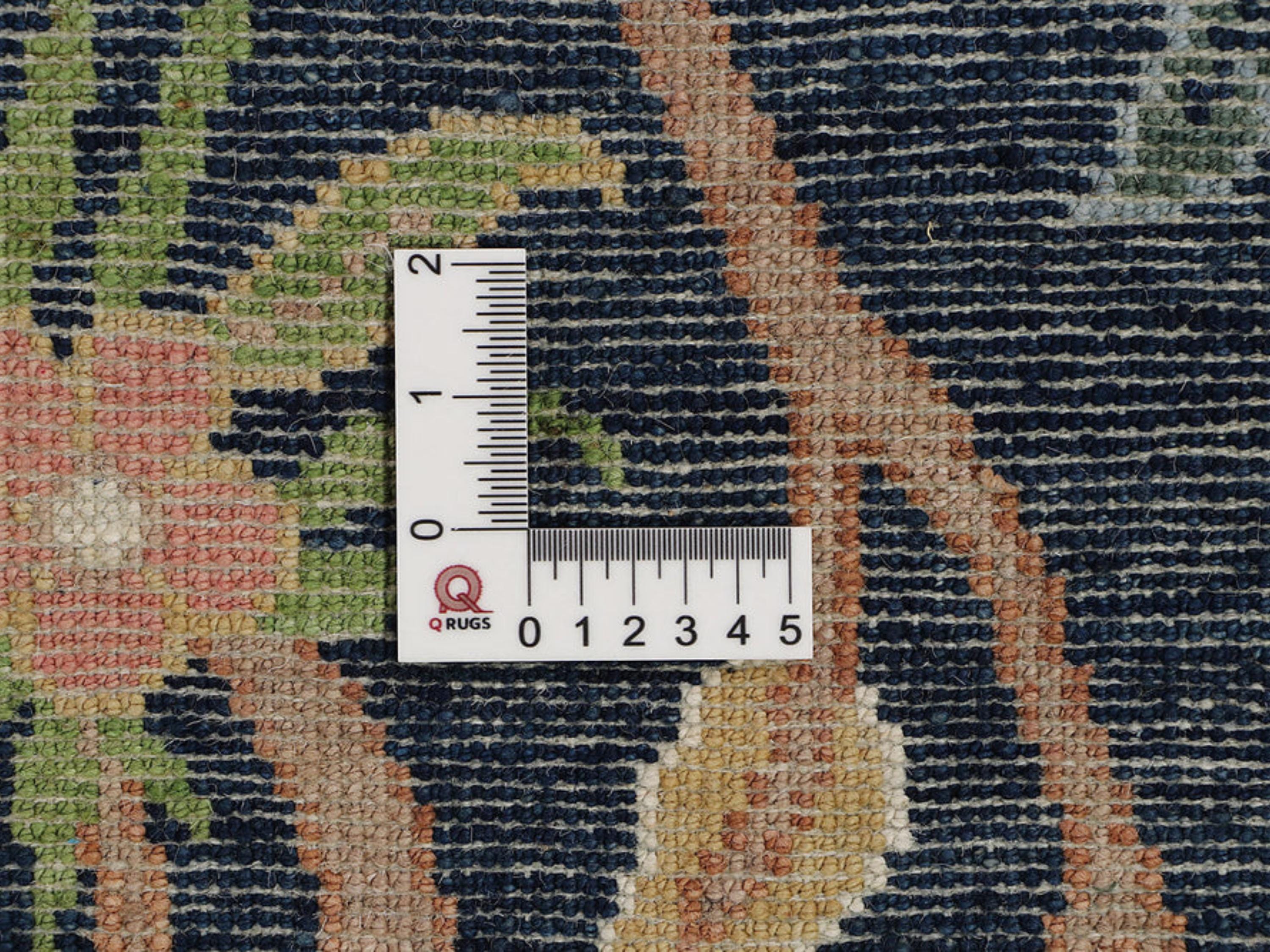 10x15 William Morris Style Rug, Hand Knotted Wool Area Rug, Botanical Floral Turkish Carpet, Large Living Room Statement Decor