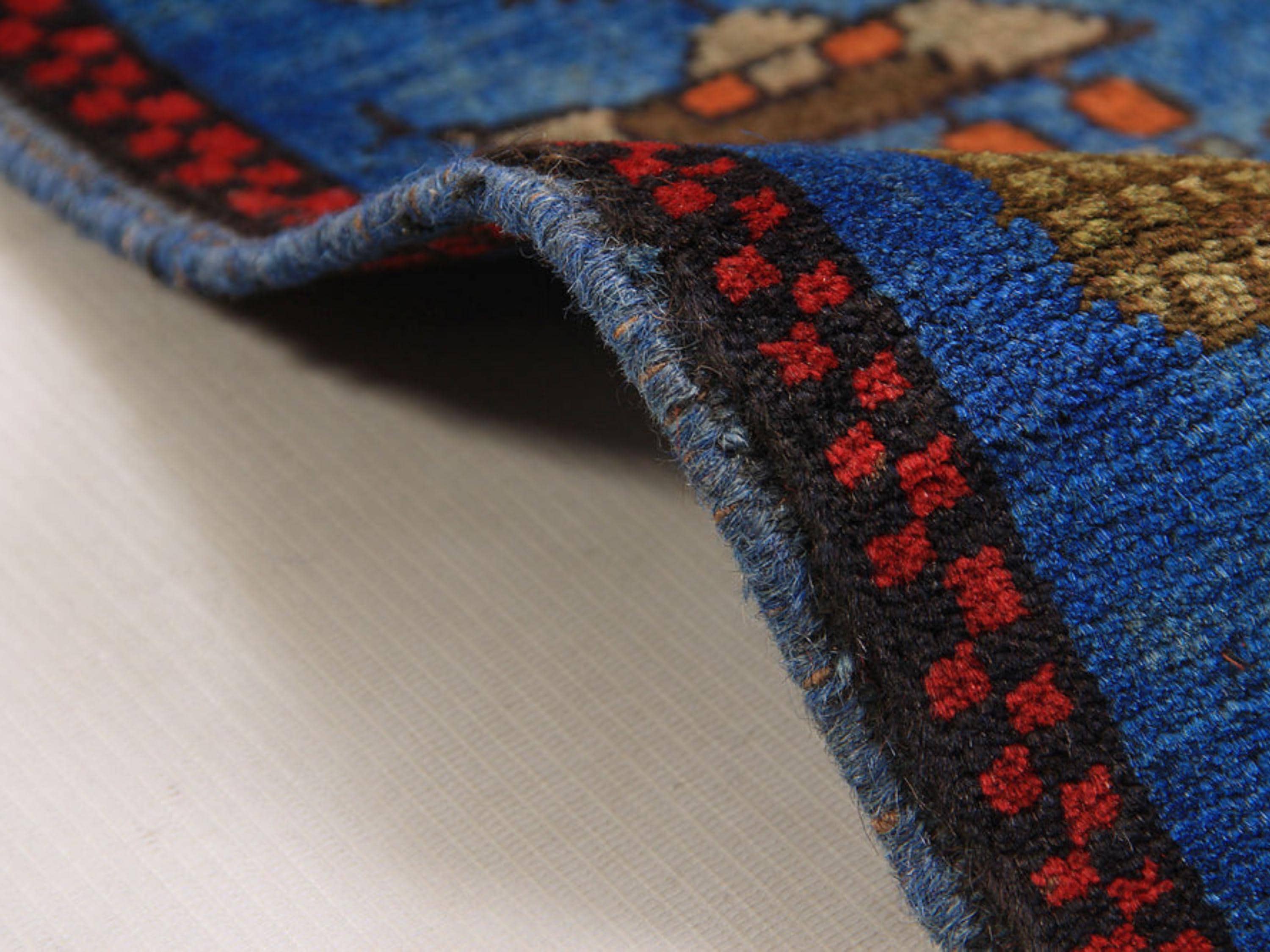 2x3 Tribal Pictorial Rug, Hand Knotted Wool Afghan War Wall Hanging, Military Decor