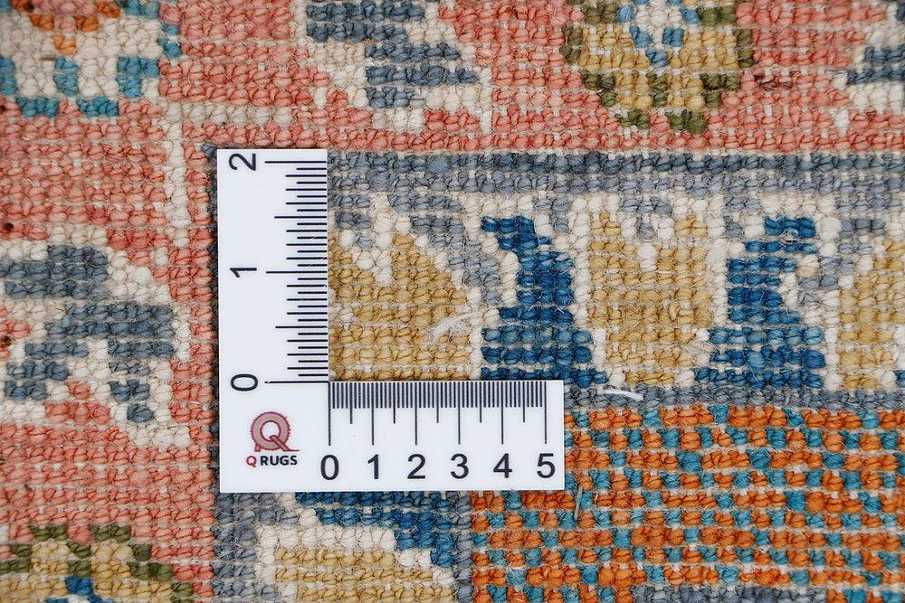 8x10 Ivory Oushak Rug, Vintage Turkish Hand Knotted Wool Area Rug, Traditional Living Room Bedroom Decor
