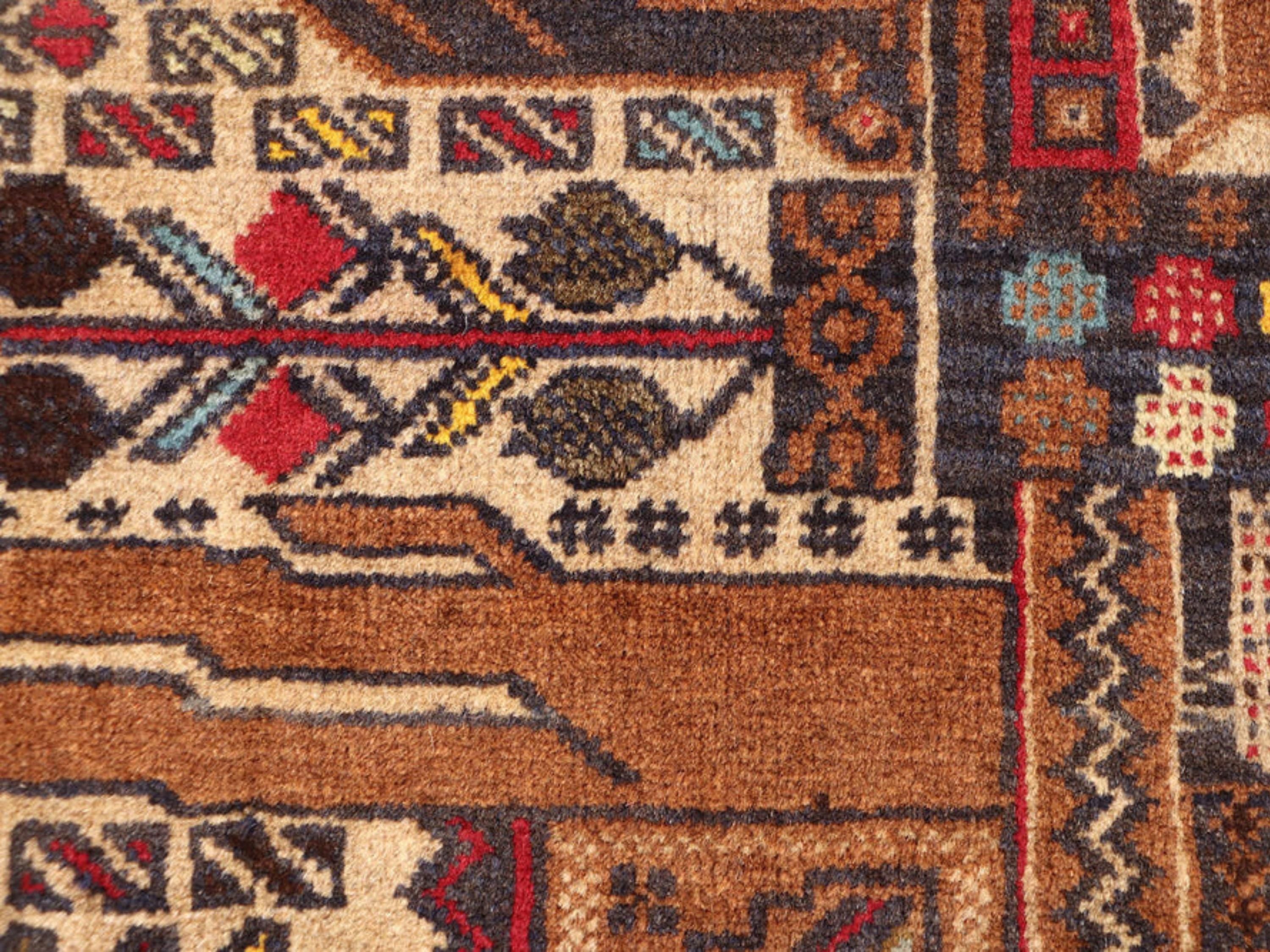 3x5 Village Scene Woven Wall Hanging Rug, Hand Knotted Wool Tapestry, Afghan Style Textile Wall Art, Navy Folk Decor